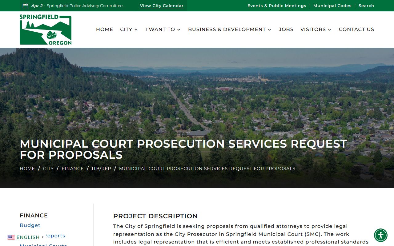 Springfield Municipal Court criminal court records information